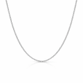 White Gold Necklace In 9K