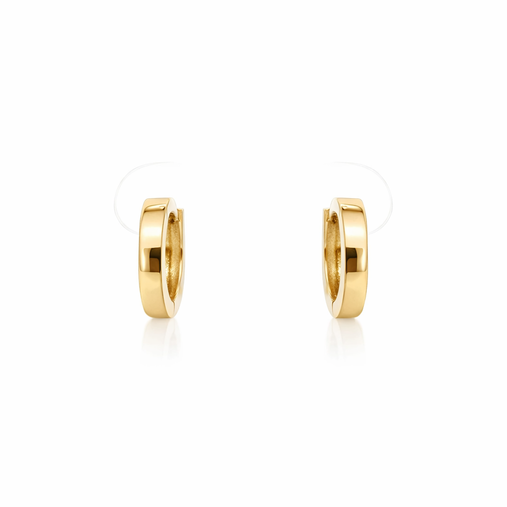 Huggie Earrings In 9K Yellow Gold