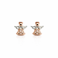 Angel Stud Earrings In Sterling Silver