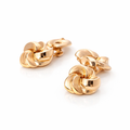 Knot Antique Cufflinks In 18K Rose Gold