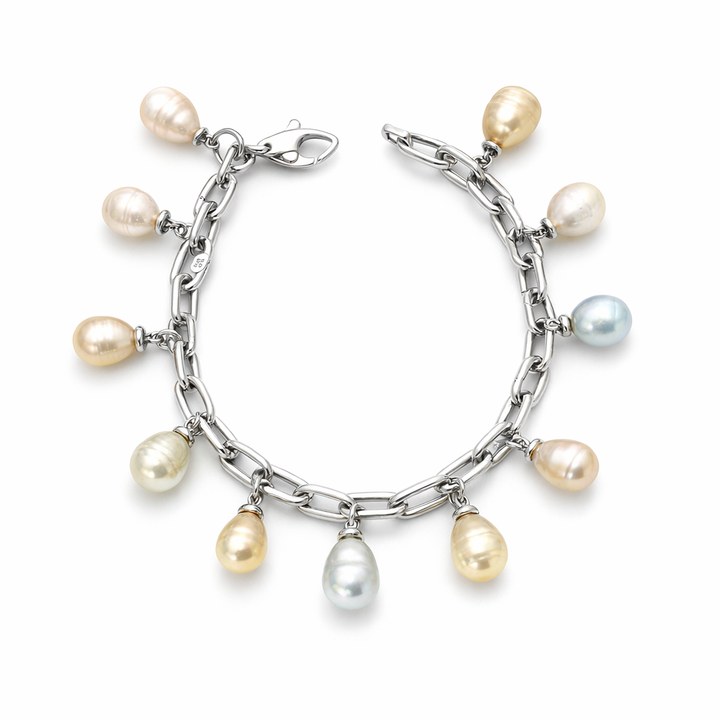 South Sea Pearl Bracelet 18ct White gold