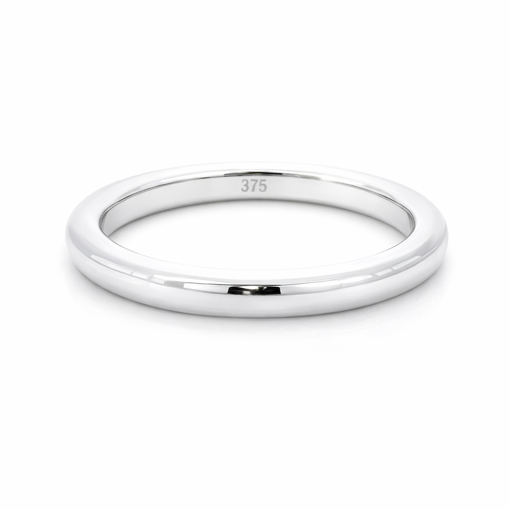 Wedding Ring | 9K White Gold