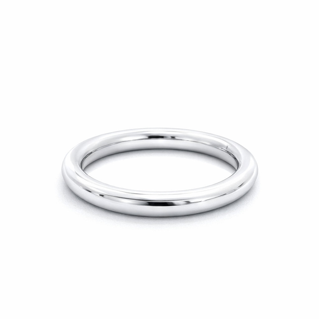 A Versatile Silver Rounded Ring