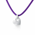 Heart Tag In Sterling Silver
