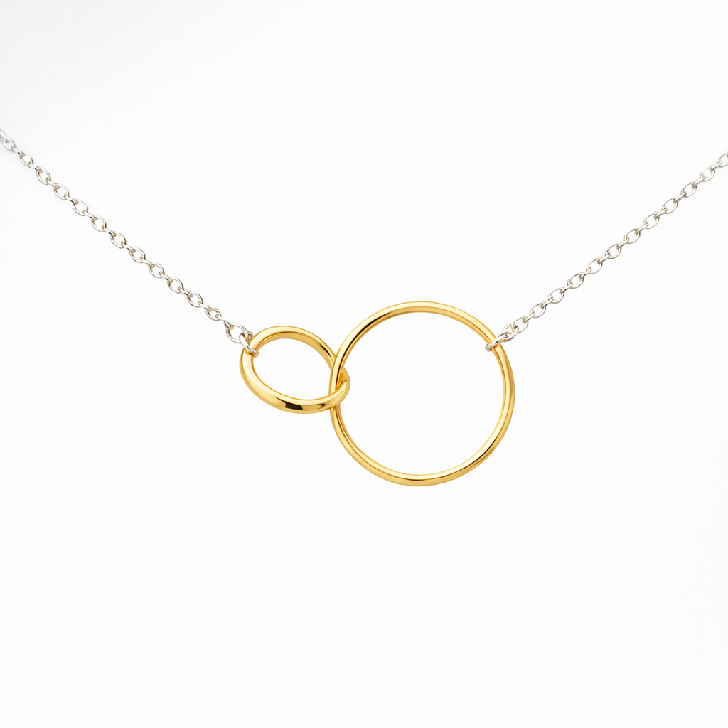 Petals Silver Necklace | "I Love You"