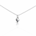Petals Sterling Silver Mother Heart Necklace