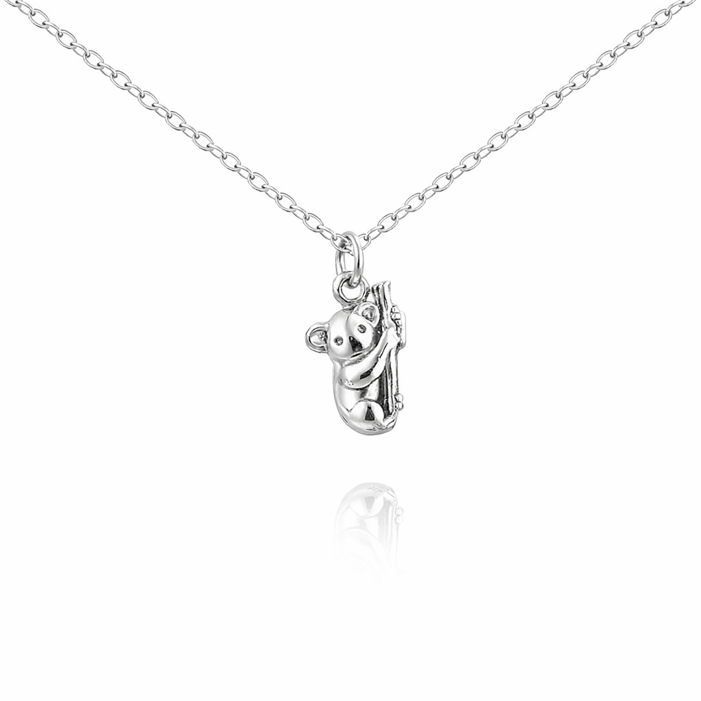 Petals Sterling Silver Koala Necklace