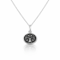 Pendant With Vintage Charm In Sterling Silver