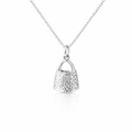 Geo Bilum Pendant In Sterling Silver