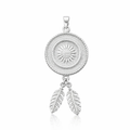 Silver Star Goroka Pendant With Tassel