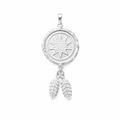 Star Pendant With Leaf Tassel Buka Style In Silver