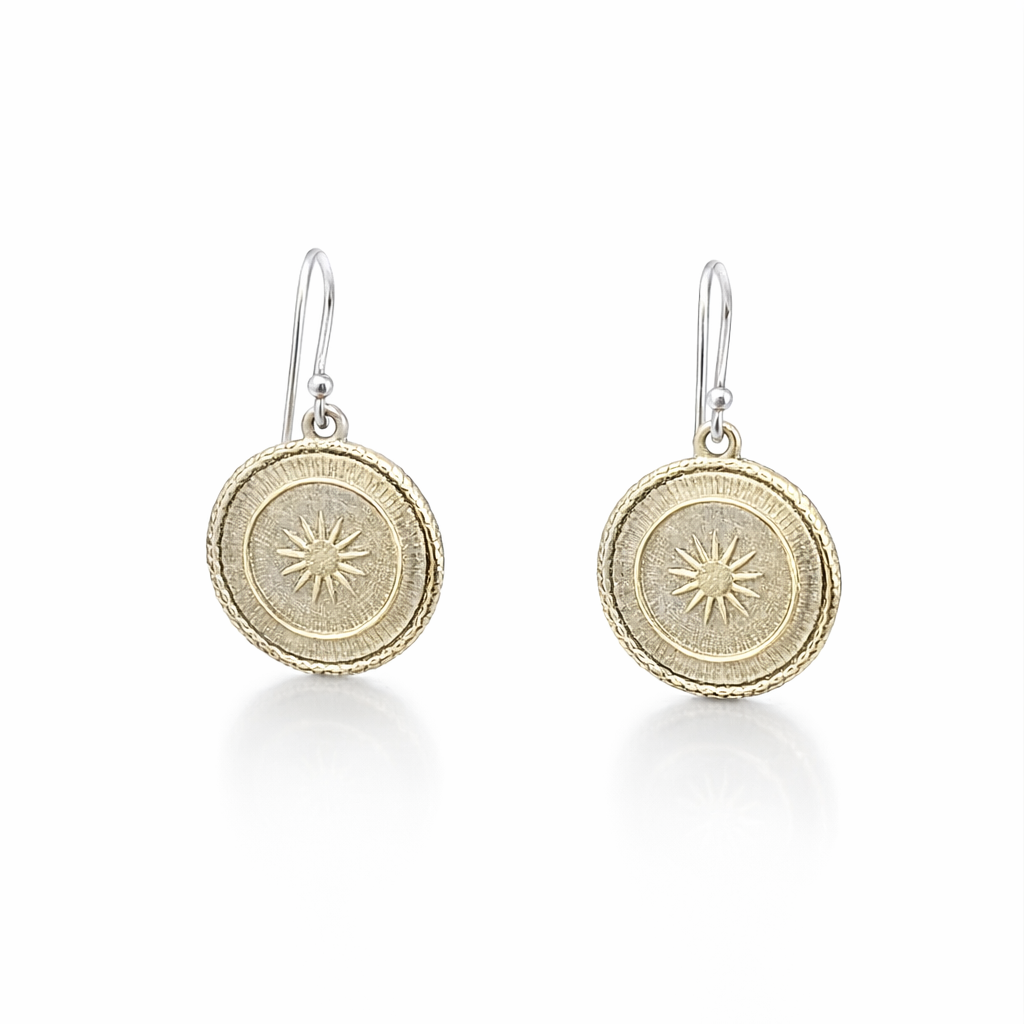 Goroka Basket Design Earrings In Sterling Silver