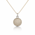 Star Goroka Basket Pendant In Silver