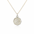 Starburst Goroka Basket Pendant In Silver