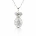 Pineapple Pendant | Sterling Silver