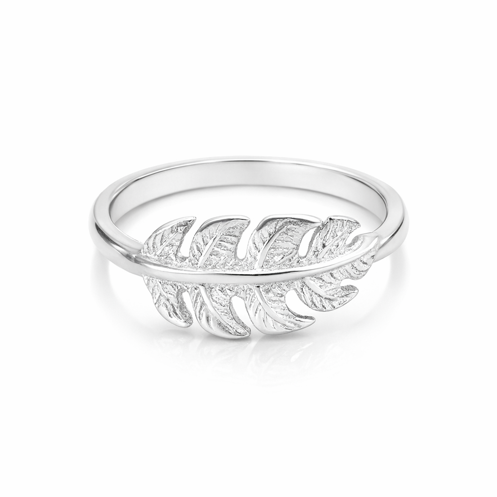 Silver Travellers Palm Pinky Ring