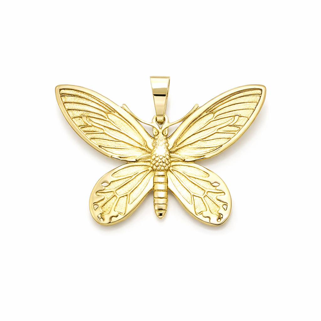 Butterfly Pendant - Birdwing | 9ct Yellow Gold
