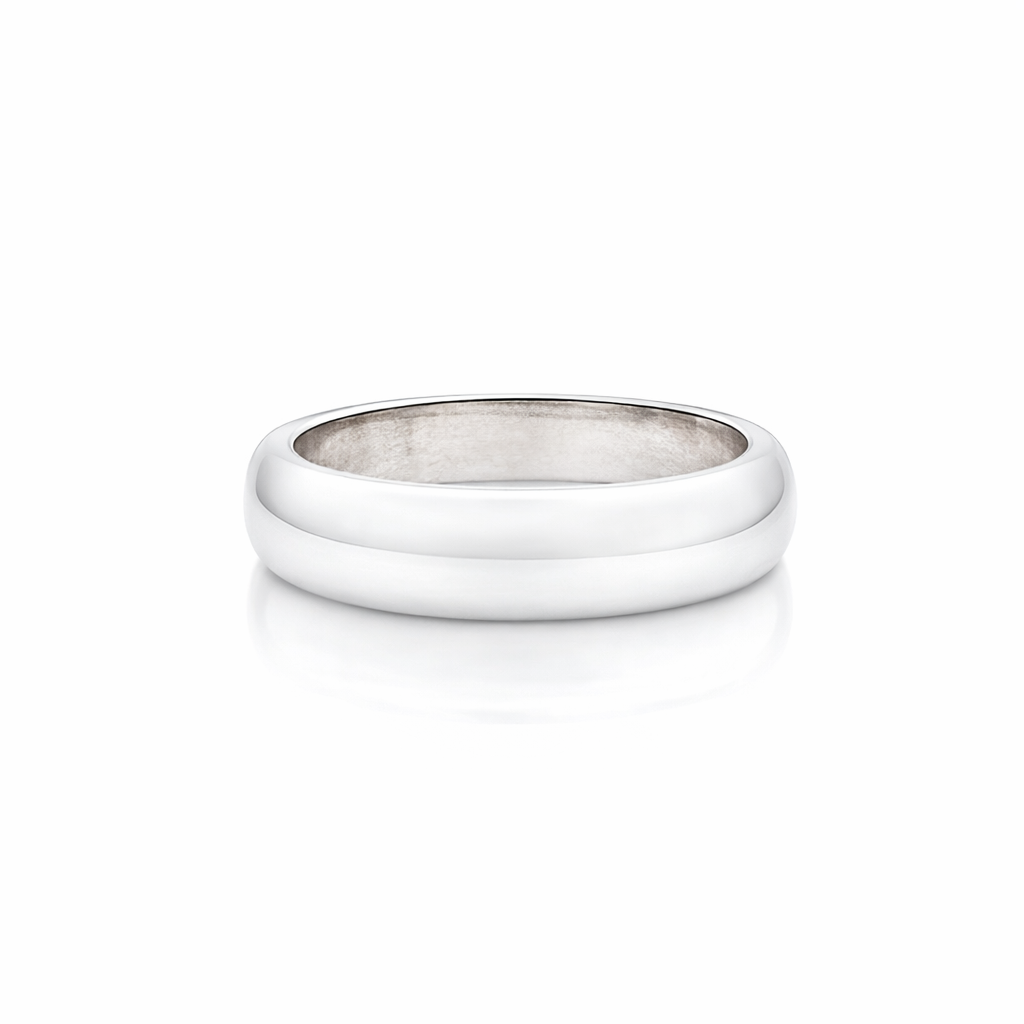 Silver 6mm Domed Ring