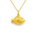 Triggerfish Pendant In 18K Yellow Gold