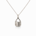 Geo Bilum Pendant In Sterling Silver