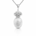 Pineapple Pendant | Sterling Silver Large