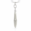 Crocodile Keyring In Sterling Silver