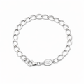 Curb Link Bracelet In Sterling Silver