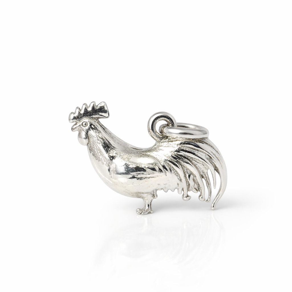 Silver Rooster Pendant