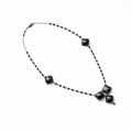 Spinel Necklace With 18ct Black Rhodium Plated Chain