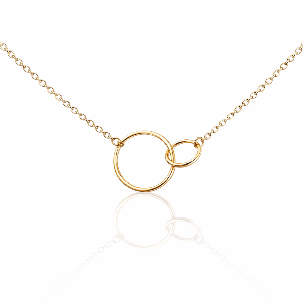 Petals Plated Links "Sister-in-law" Silver Necklace
