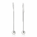 Silver Bar Drop With Concave Disc
