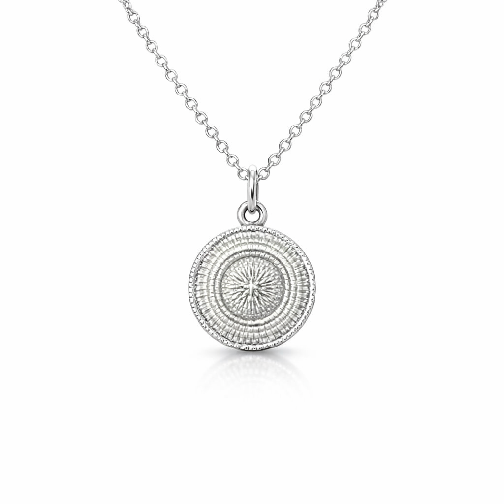 Pendant Inspired by Woven PNG Baskets