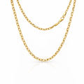 Marine Link Chain In 9ct Yellow Gold 48cm
