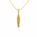 Sepik Mask Pendant In 18ct Yellow Gold