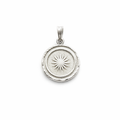 Silver Woven Starburst Pendant