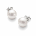 Freshwater Pearl Stud On Silver