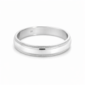 Wedding Ring With Millegrain Edging | 9K