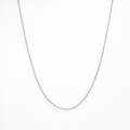 Fine Gold Chain Necklace | 18ct White