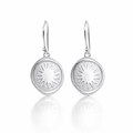 Goroka Basket Earrings In Sterling Silver