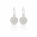 Silver Buka Basket Inspired Earrings