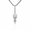Spearhead Silver Pendant | Papuan Tribal Majesty