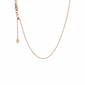 Rose Gold Extender Chain Necklace 18K