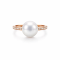 South Sea Pearl And Diamond in 18K Rose Gold