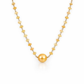 Welo Opals &amp; South Sea Pearl Necklace 18ct