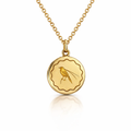King Of Saxony Bird Of Paradise Pendant In 18K