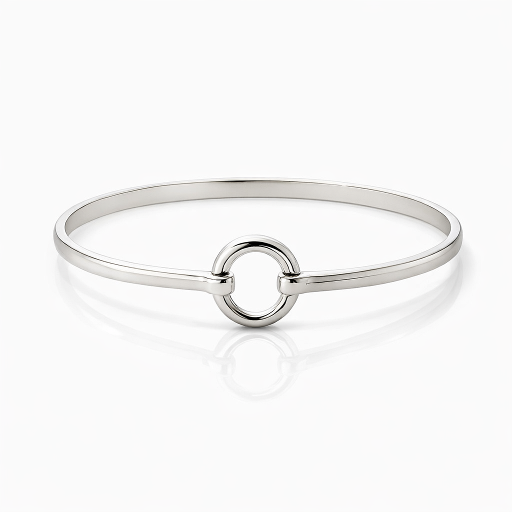 Silver Bangle Hook Top