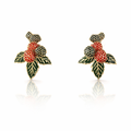 Berries Enamel Earrings