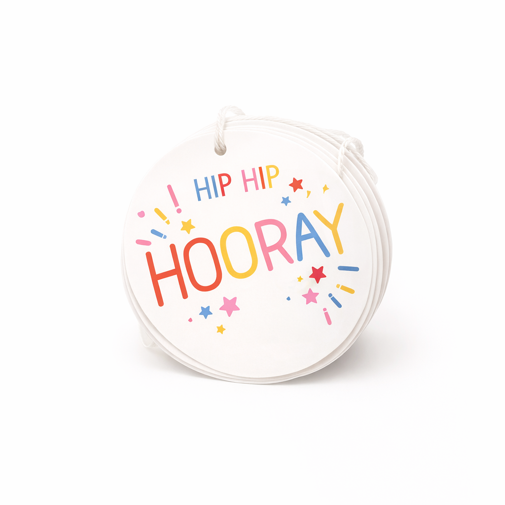 Gift Card Six Pack "Hip Hip Hooray"