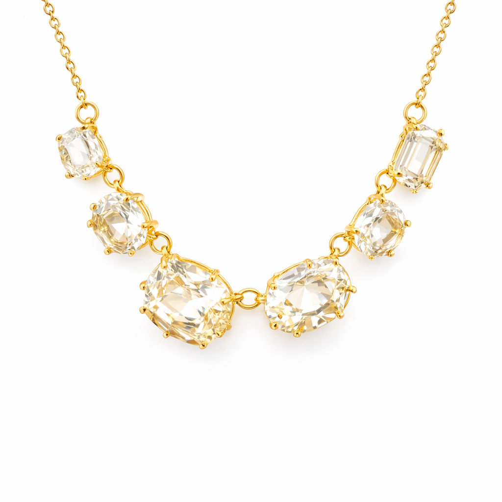 La Diamantina Crystal Thin Necklace