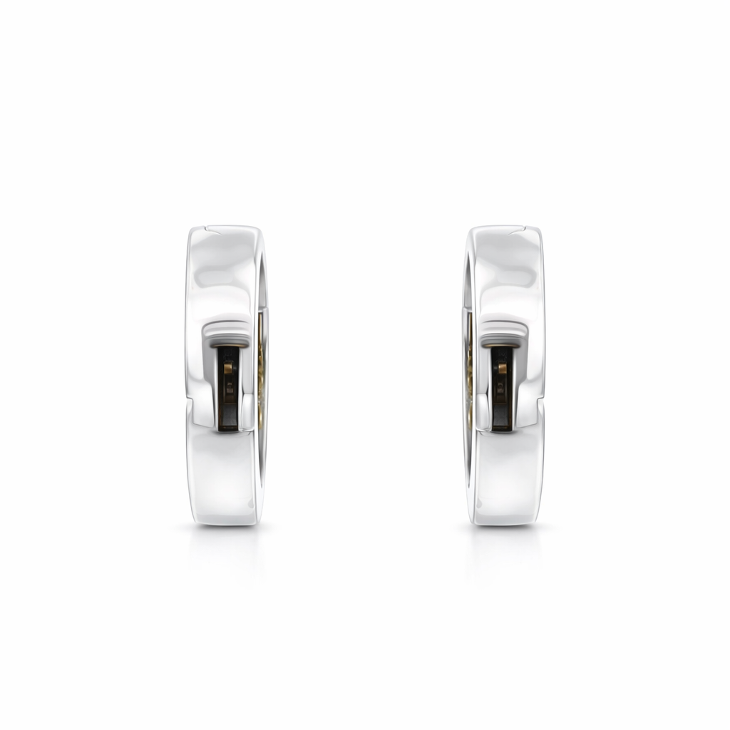 Huggie Earring In Sterling Silver